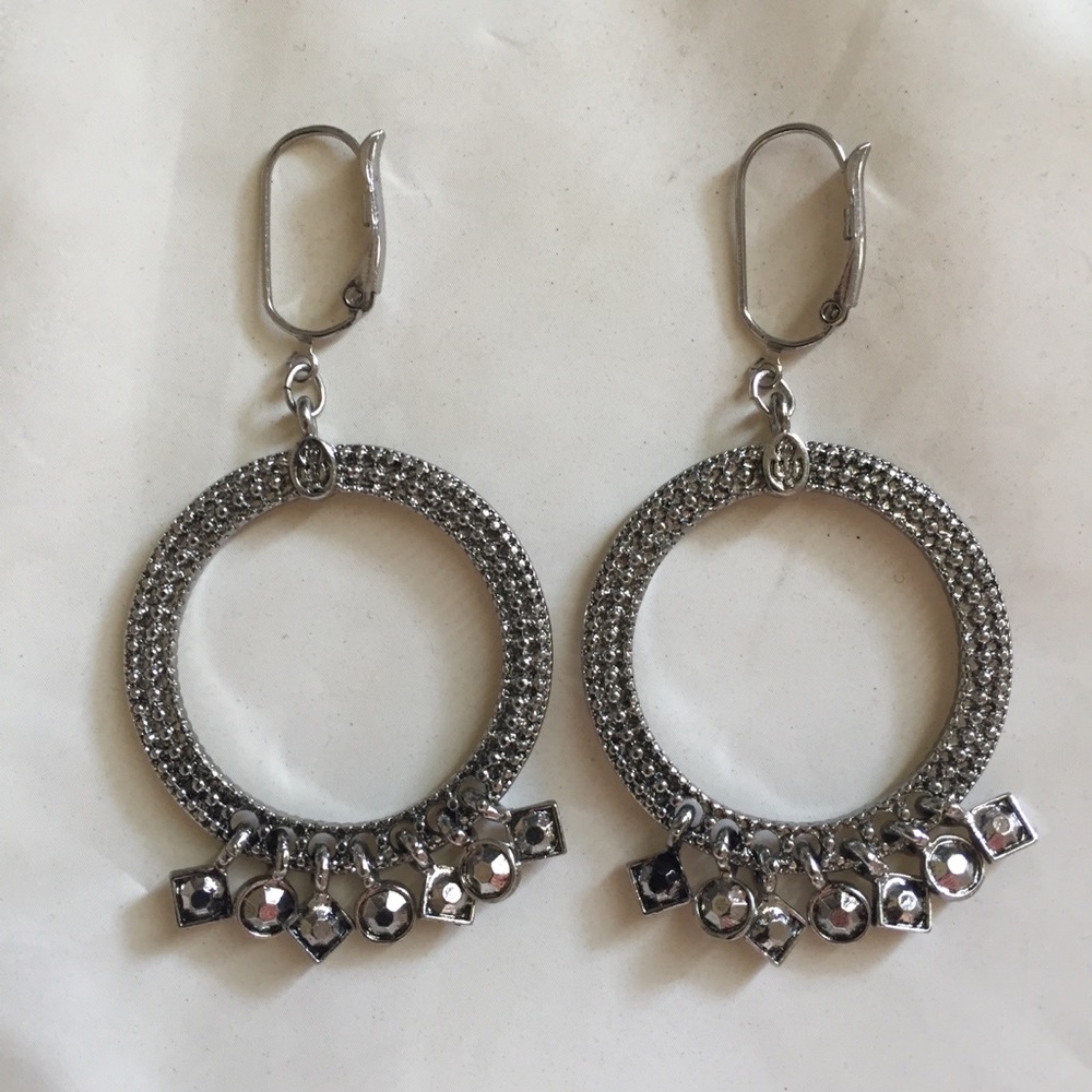 Premier Designs Unforgettable silver earrings